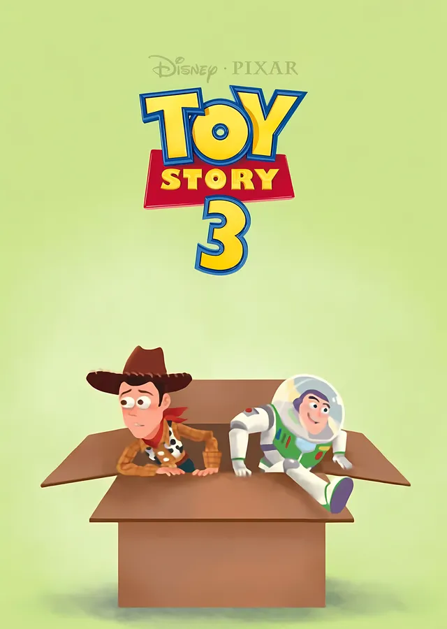 Toy Story 3 - Woody ve Buzz metal tablo