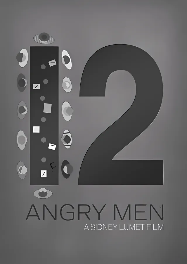 12 Angry Men: Sidney Lumet Filmi metal tablo