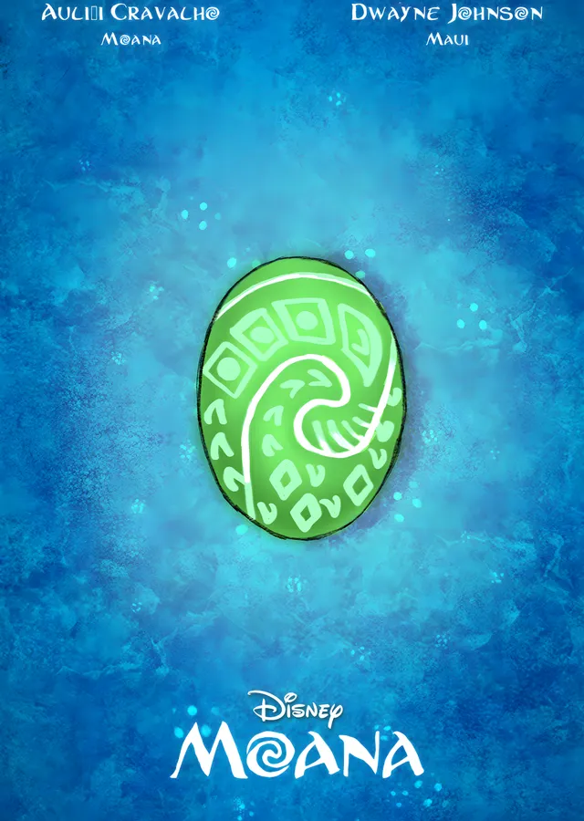 Moana: Te Fiti Taşı metal tablo