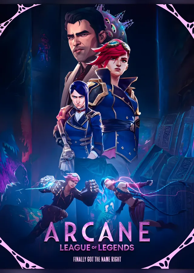 Arcane: Mor Çerçeve metal tablo