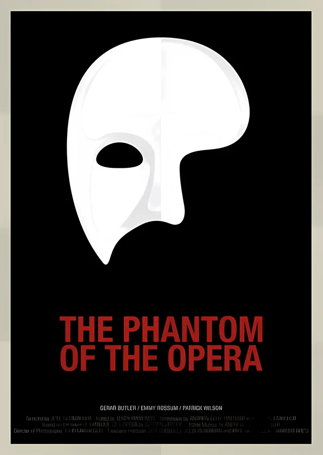 The Phantom of the Opera: Maske metal tablo