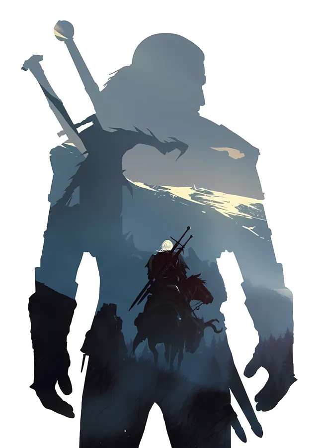 The Witcher: Geralt'ın Yansıması metal tablo