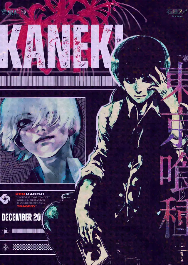 Tokyo Ghoul: Kaneki Siberpunk metal tablo