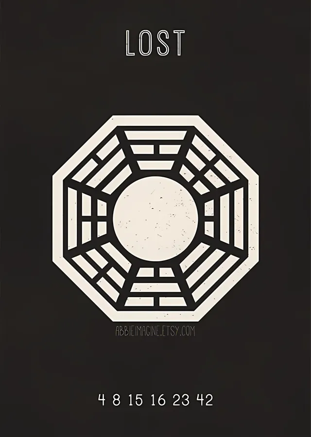 LOST: Dharma Sembolü metal tablo