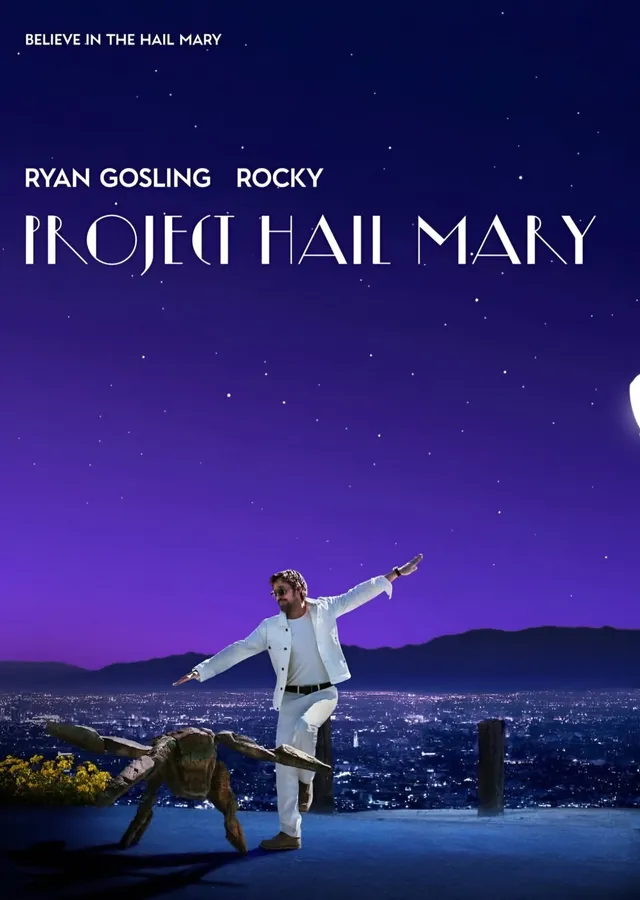 Project Hail Mary: Gece Manzarası metal tablo