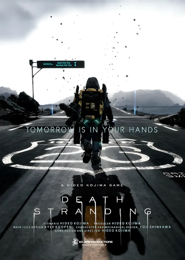 Death Stranding: Route 20 metal tablo