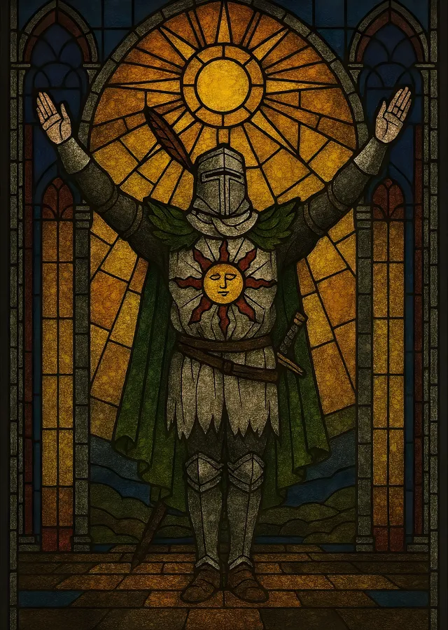 Dark Souls: Güneşin Şövalyesi metal tablo