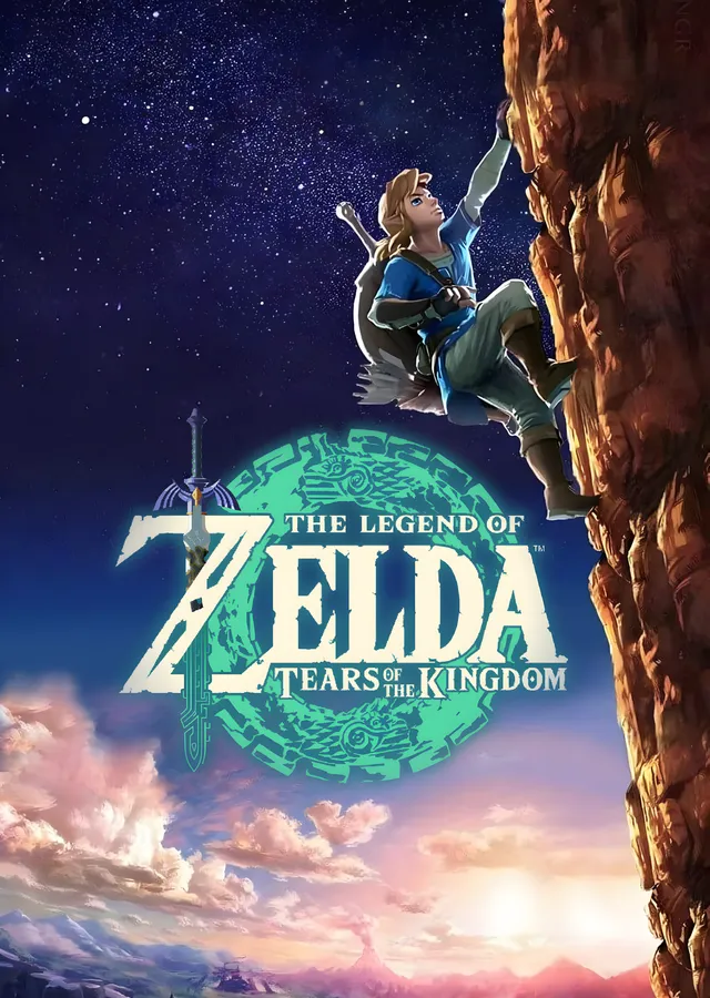 Zelda: Tears of the Kingdom Gece metal tablo