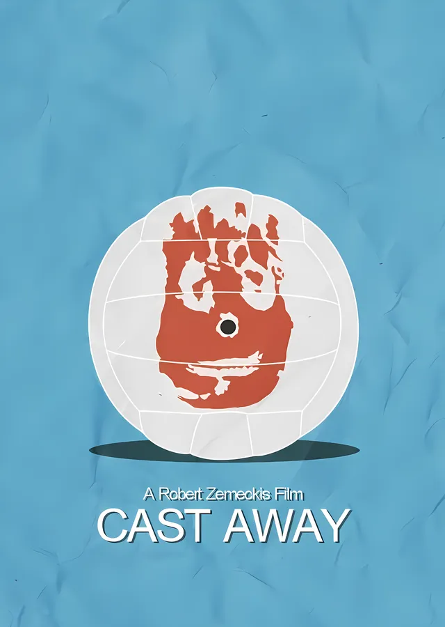Cast Away: Robert Zemeckis' Adası metal tablo