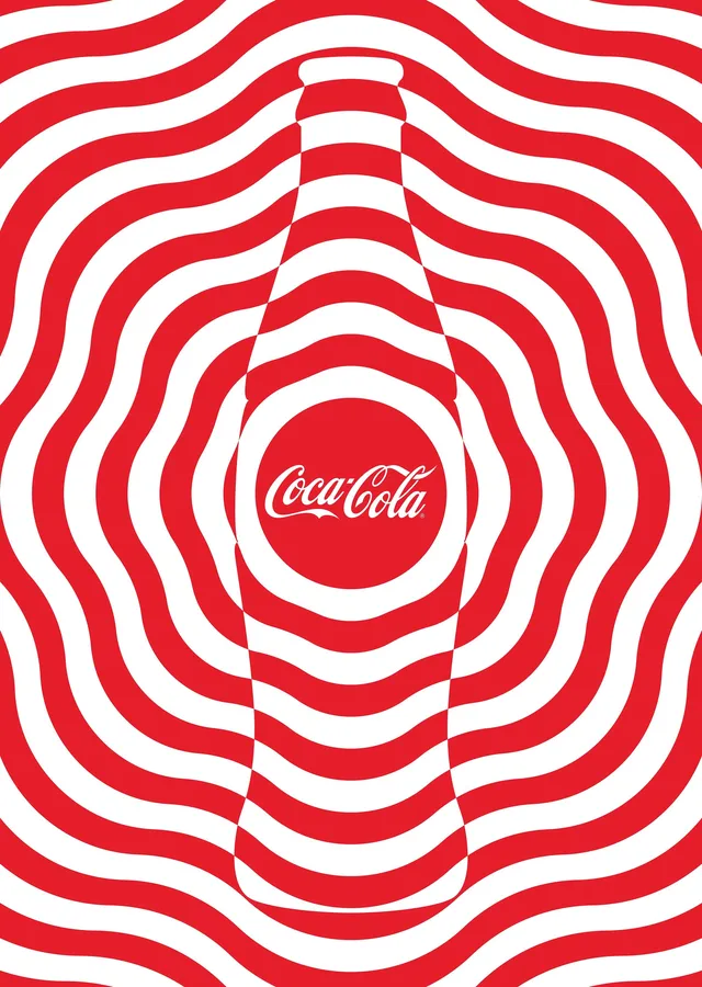 Coca-Cola: Halkalar metal tablo
