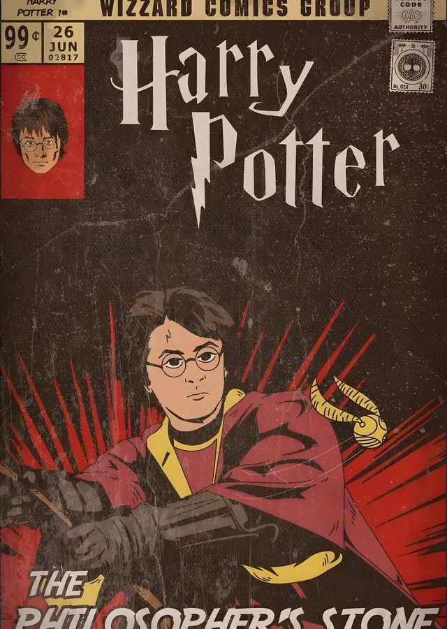 Harry Potter: The Philosopher's Stone metal tablo