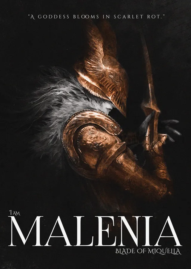 Malenia: Miquella'nın Kılıcı metal tablo