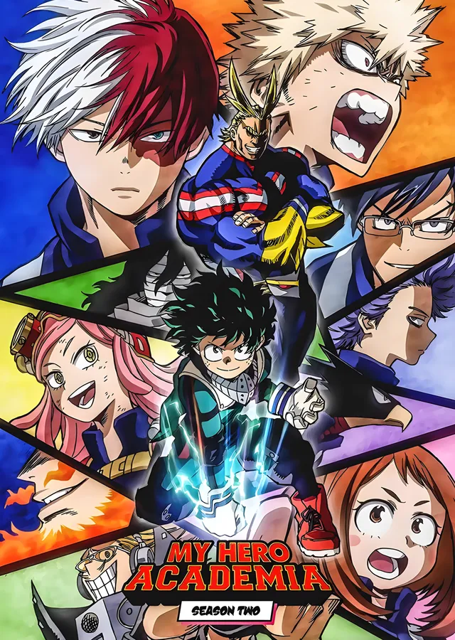 My Hero Academia: İkinci Sezon Afişi metal tablo