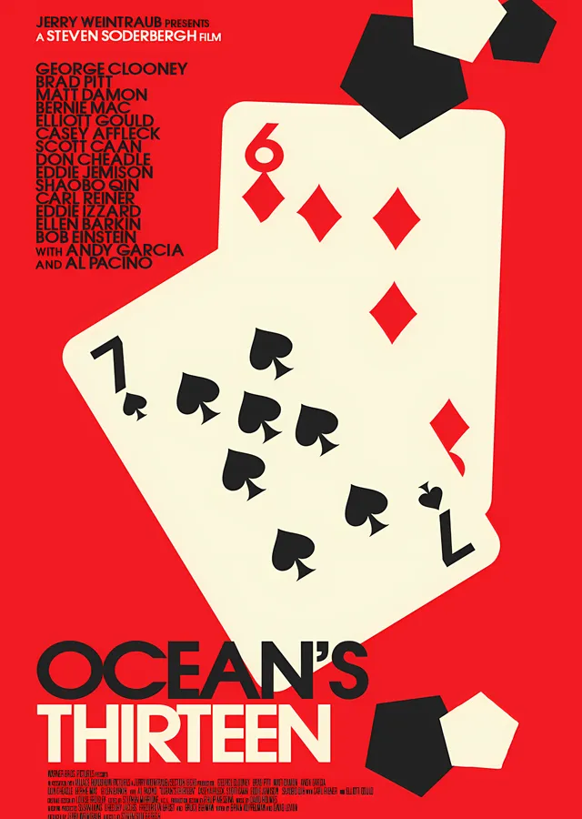 Ocean's Thirteen metal tablo