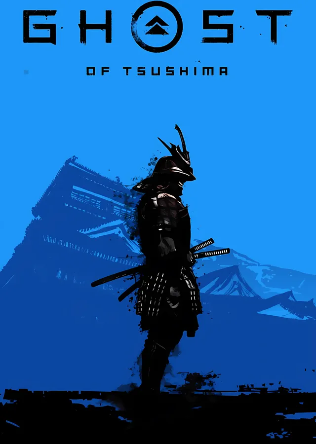 Ghost of Tsushima: Samuray İkonu metal tablo