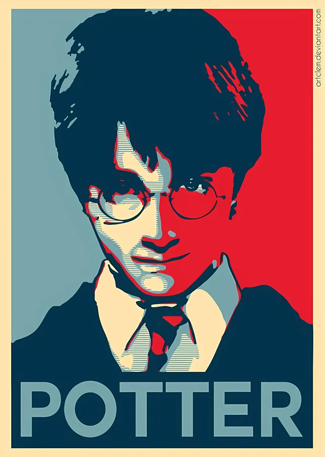 Harry Potter · Hope metal tablo