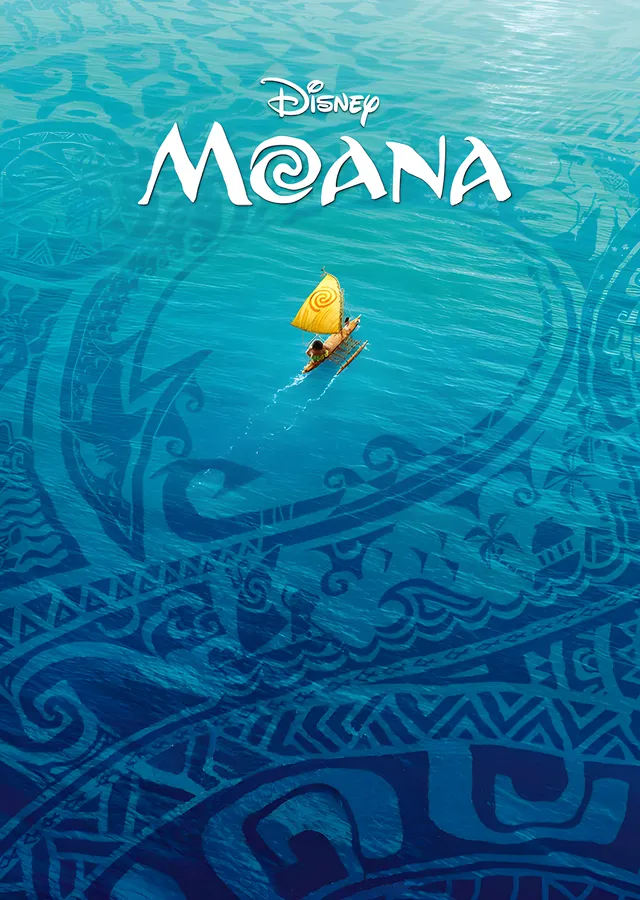 Moana: Okyanus Deseni metal tablo