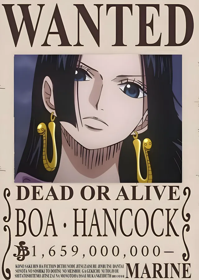 Boa Hancock: Amazon Lily İmparatoriçesi metal tablo