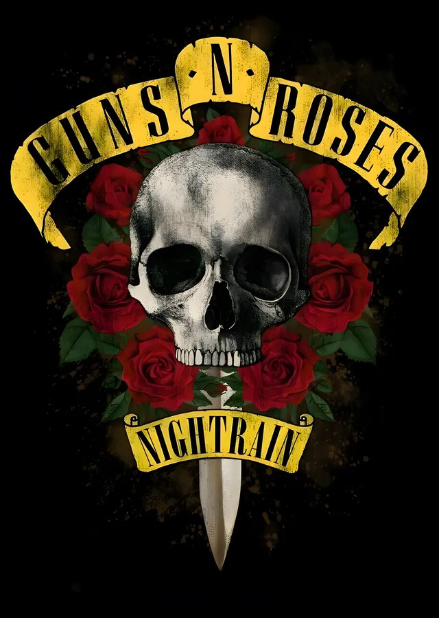 Guns N' Roses: Nightrain metal tablo
