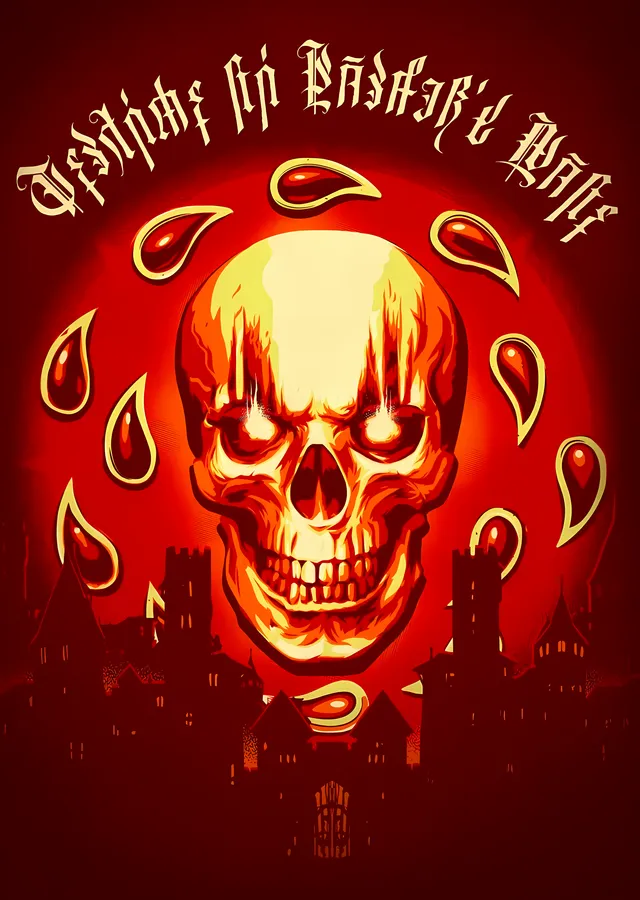 Baldur's Gate - Bhaal Kafatası metal tablo