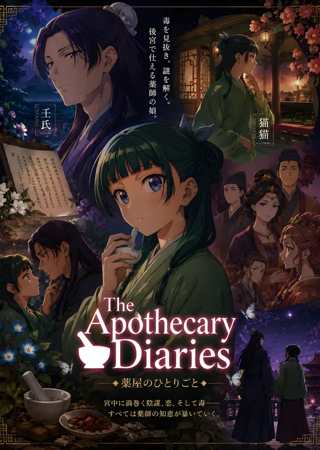 The Apothecary Diaries: Maomao'nun Sırları metal tablo
