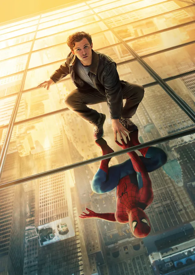 Spider-Man: Cam Cephe Yansıması metal tablo