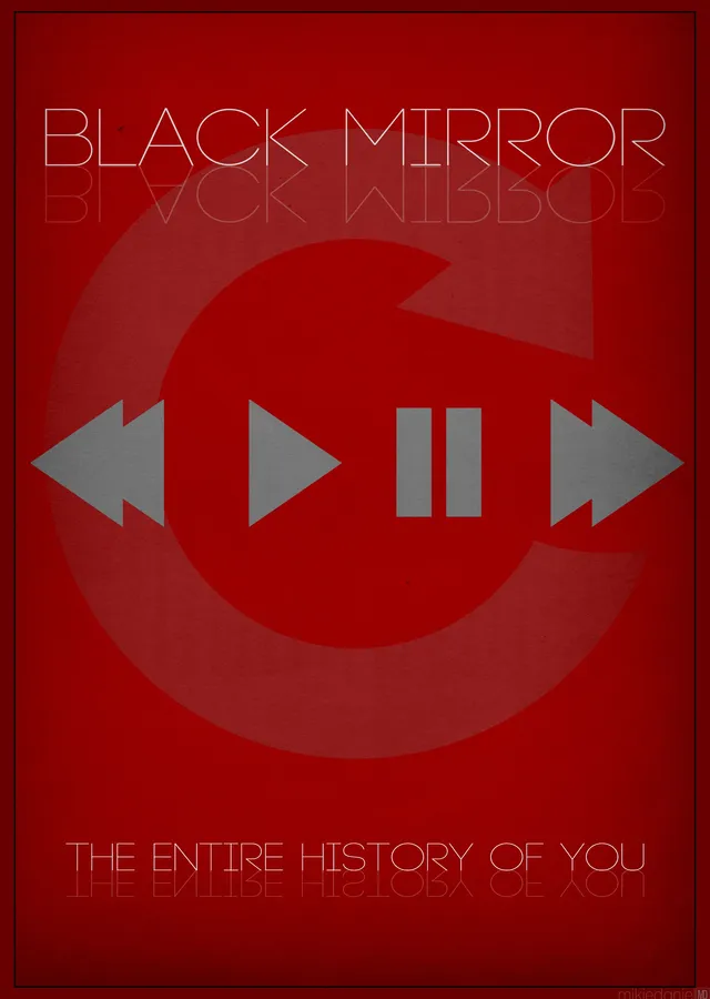 Black Mirror: The Entire History of You · Kırmızı metal tablo