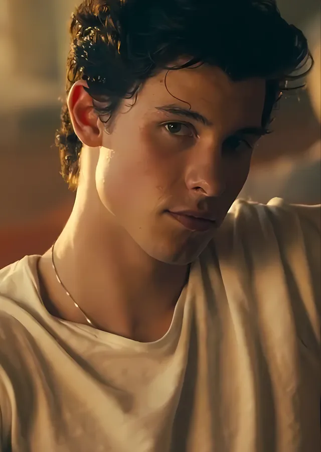Shawn Mendes: Sıcak Işık metal tablo