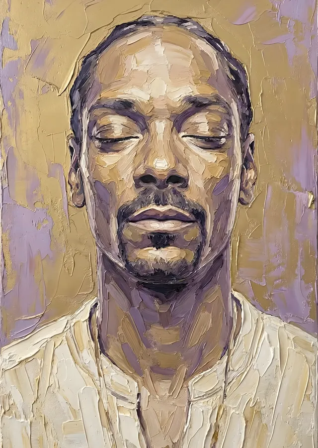 Snoop Dogg metal tablo