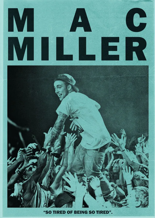 Mac Miller: So Tired of Being So Tired metal tablo