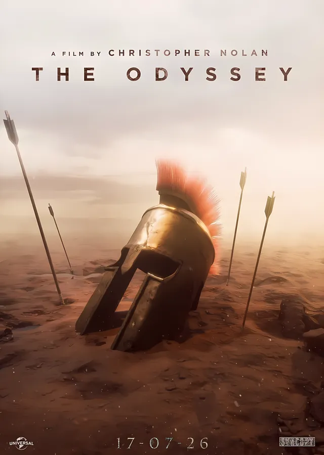 The Odyssey: Çölde Terk Edilmiş Miğfer metal tablo