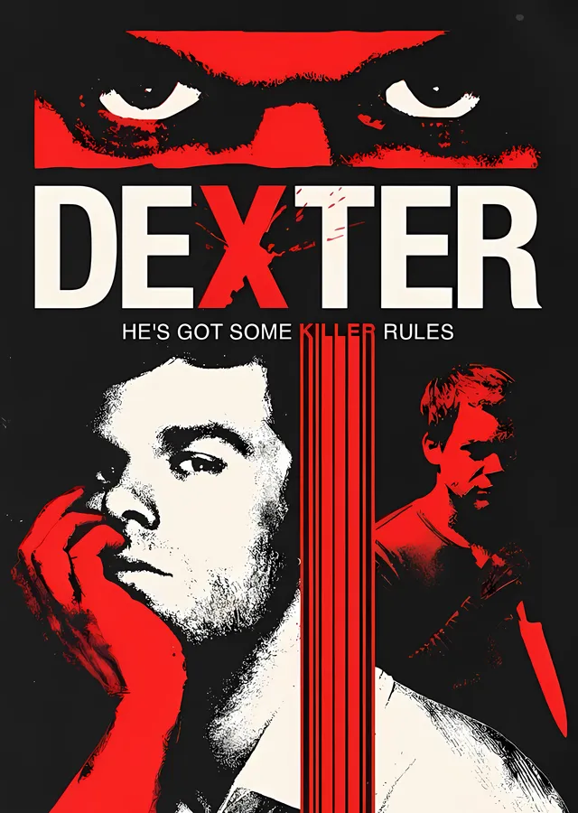 Dexter: He's Got Some Killer Rules metal tablo