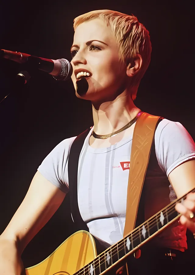 Dolores O'Riordan - Sahne Anı metal tablo