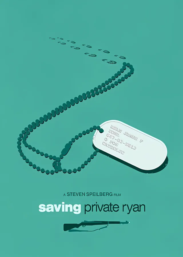 Saving Private Ryan: Metal Plaka metal tablo