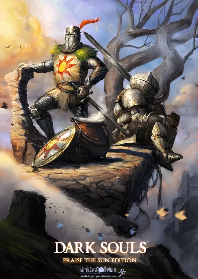 Dark Souls: Praise the Sun metal tablo