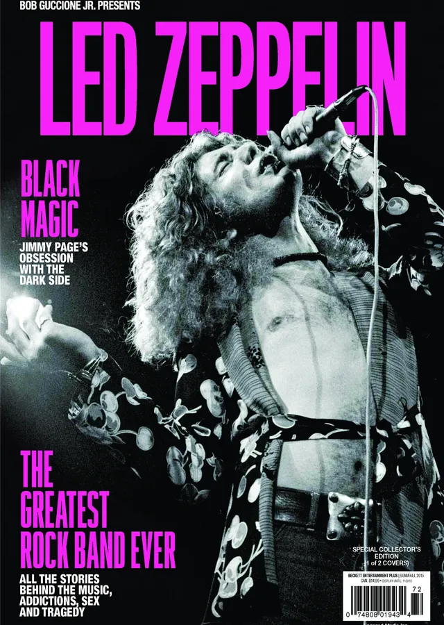 Led Zeppelin: Black Magic metal tablo