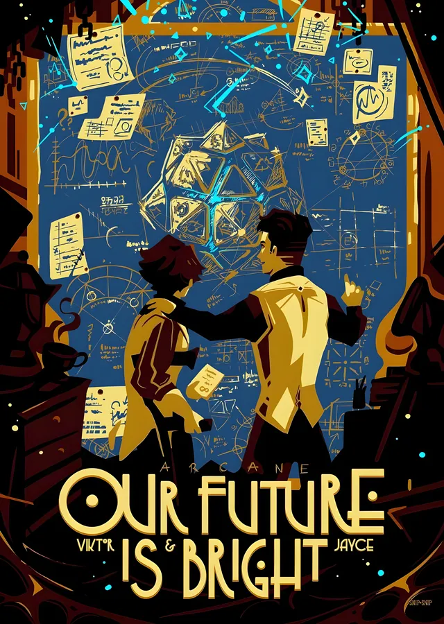 Arcane - Our Future Is Bright metal tablo