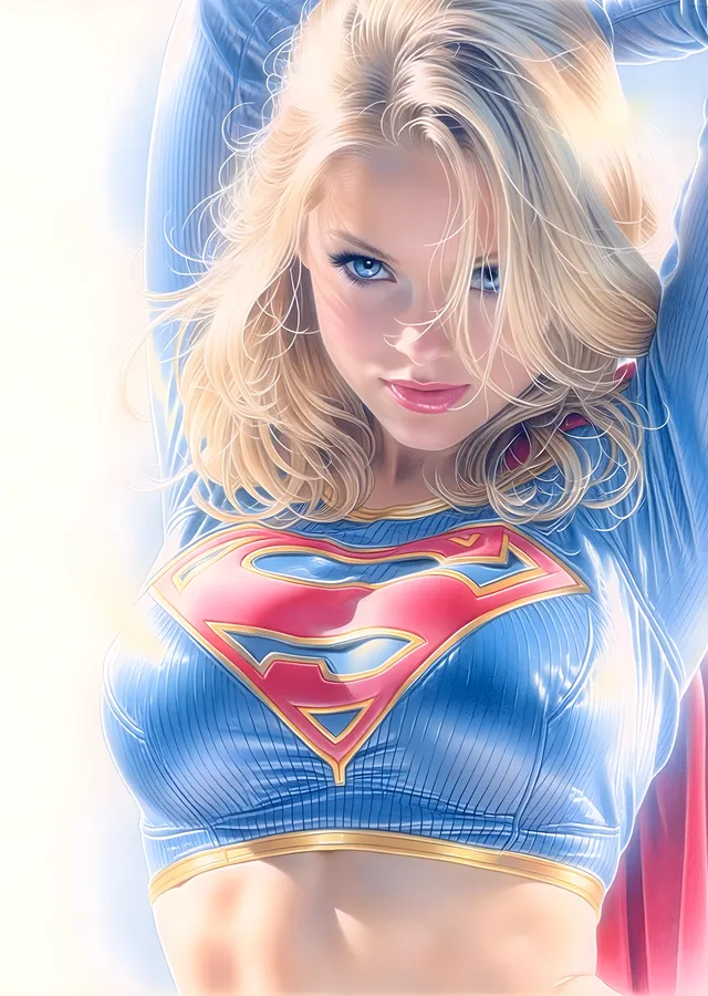 Supergirl - Kryptonlu Kahraman metal tablo