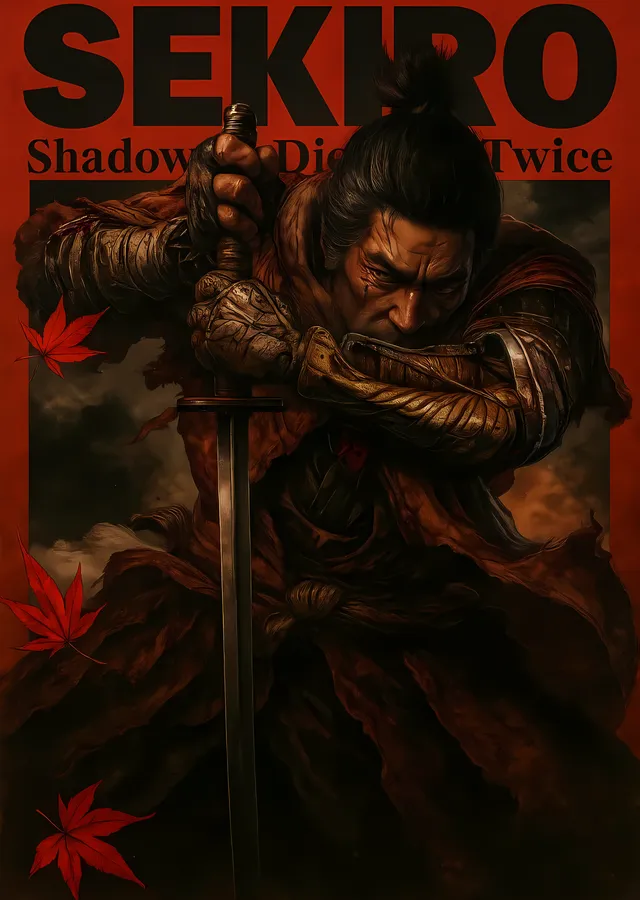 Sekiro: Kılıç Çekişi metal tablo