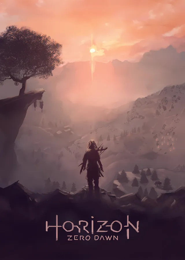 Horizon Zero Dawn: Doğanın Kucağında metal tablo
