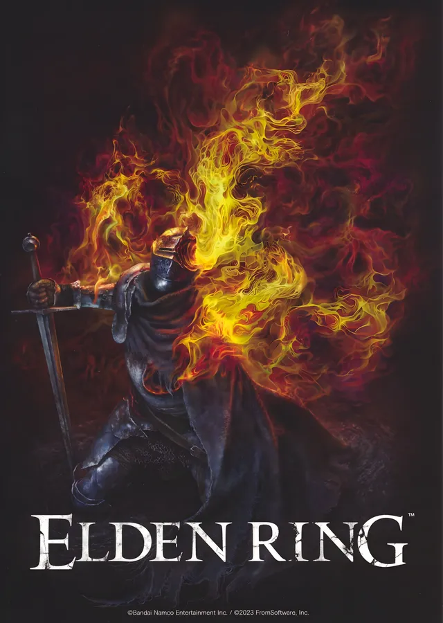 Elden Ring - Alev metal tablo