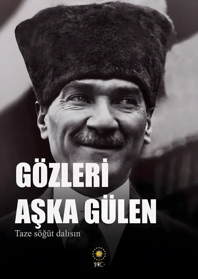 Atatürk: Gözleri Aşka Gülen metal tablo
