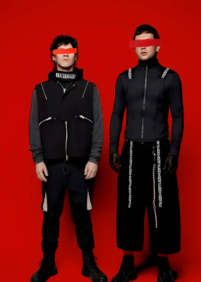 Twenty One Pilots: Kırmızı Bant metal tablo