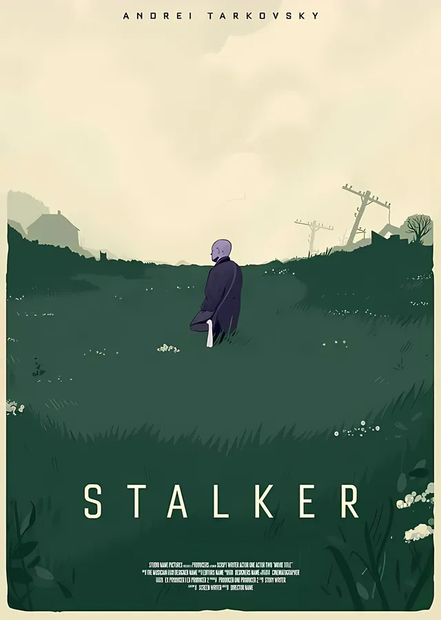 Stalker: Yeşil Tarla metal tablo