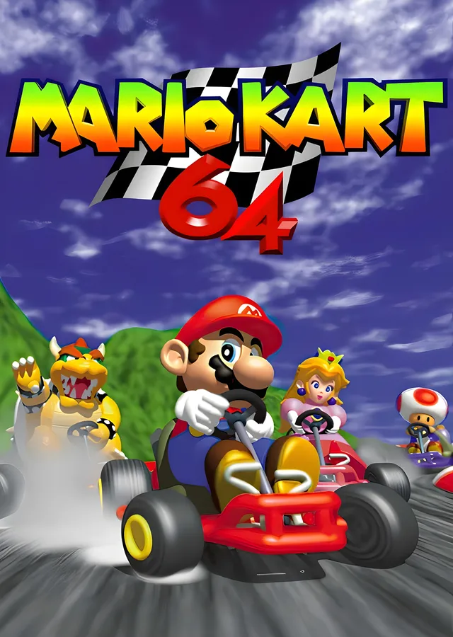 Mario Kart 64 metal tablo