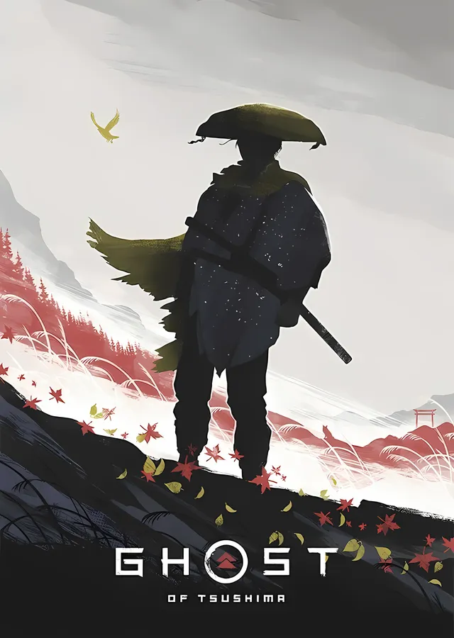 Ghost of Tsushima: Savaşçı metal tablo