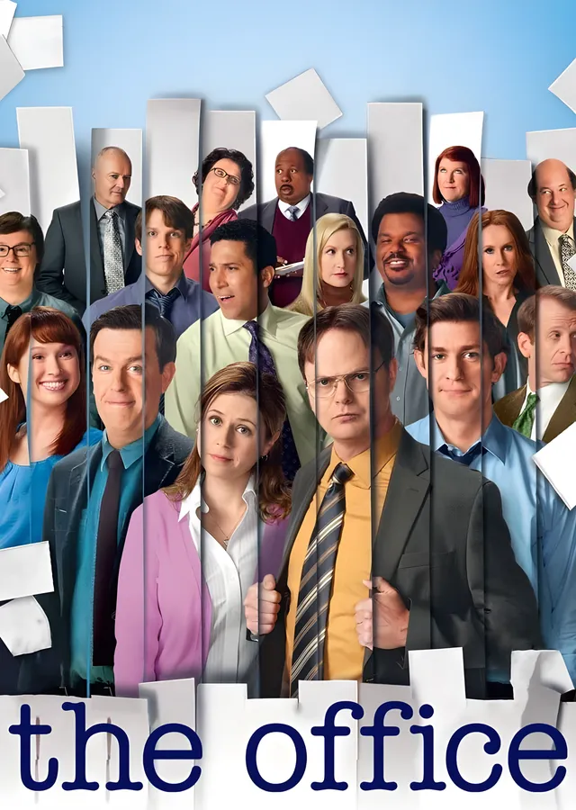 The Office - Kağıt Perde metal tablo