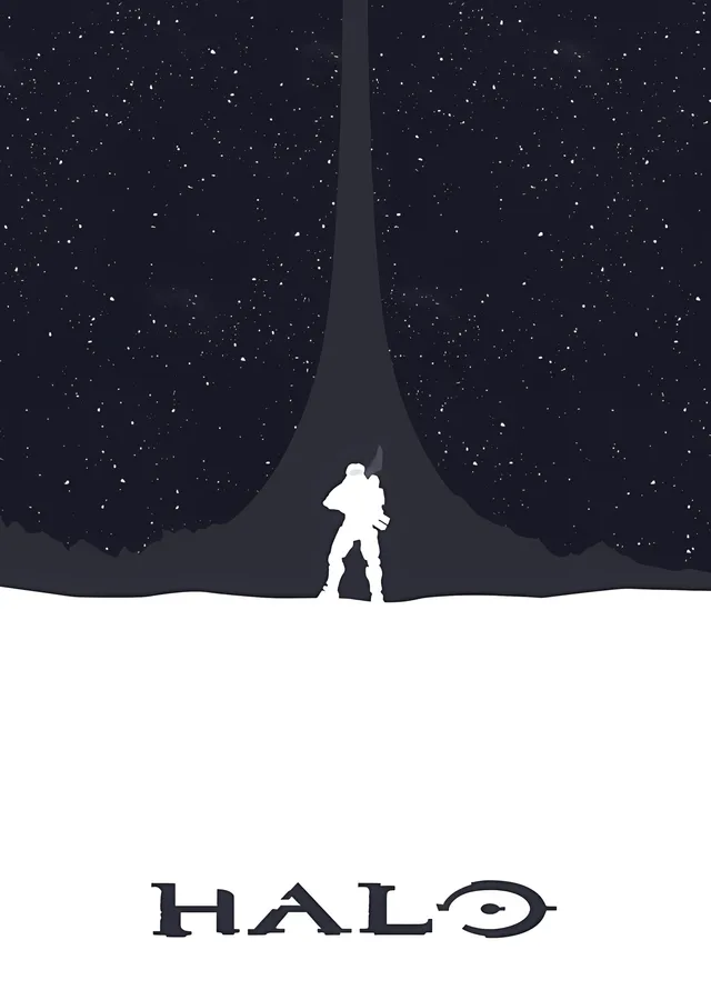 Halo: Yıldızlar Altında metal tablo