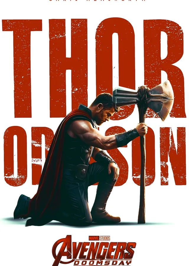 Thor Odinson - Avengers: Doomsday metal tablo