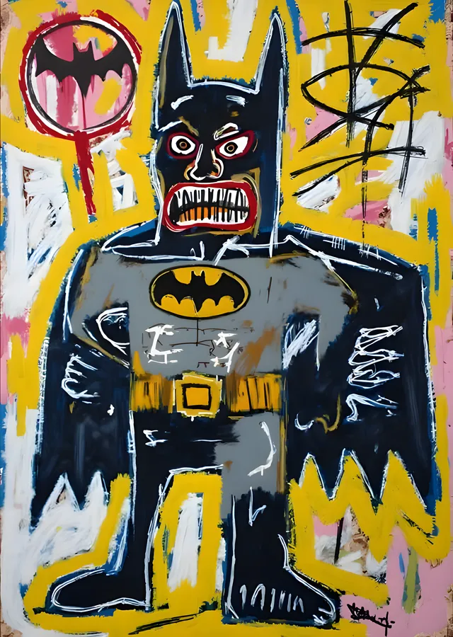 Batman: Kara Şövalye metal tablo
